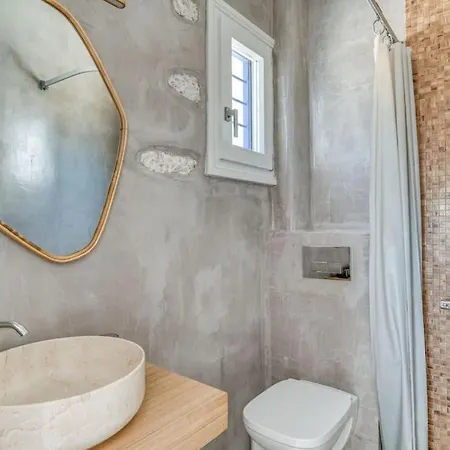 Paros Sea View Eco - Aetherian Ciel Villas, Alia בית נופש Mármara